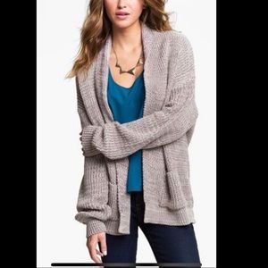 Cotton Emporium Gray-ish Oversized Cardigan